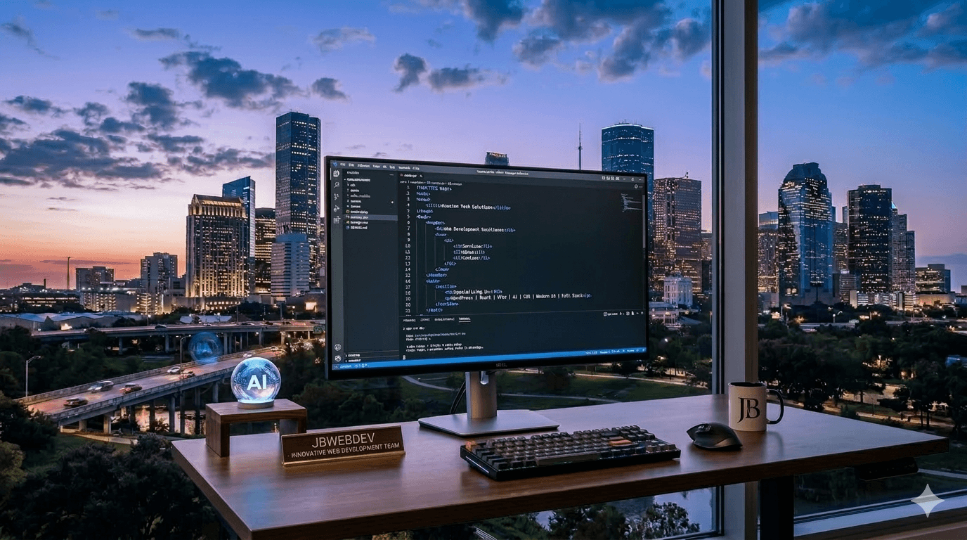 JBWEBDEV blog hero - Web development insights and tutorials for Houston businesses